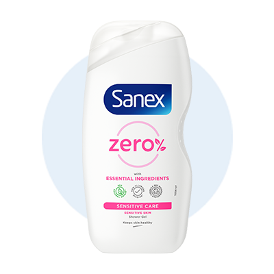 Sanex zero sensitive skin packshot
