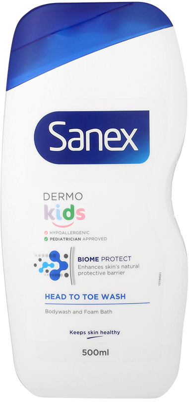 Sanex Dermo Kids Biome Protect Body Wash & Foam Bath - 500ml Sanex Dermo Kids Biome Protect Body Wash & Foam Bath - 500ml