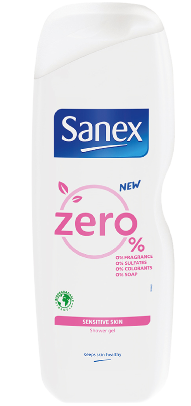 Sanex Zero% Sensitive Shower Gel - 750ml Sanex Zero% Sensitive Shower Gel - 750ml