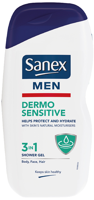 Sanex Men Sensitive Skin Shower Gel - 500ml Sanex Men Sensitive Skin Shower Gel - 500ml
