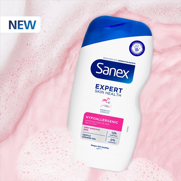 Sanex Expert Skin Health Hypoallergenic Shower Gel