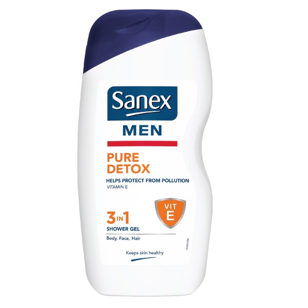 Sanex Men Pure Detox Bath & Shower Cream - 500ml