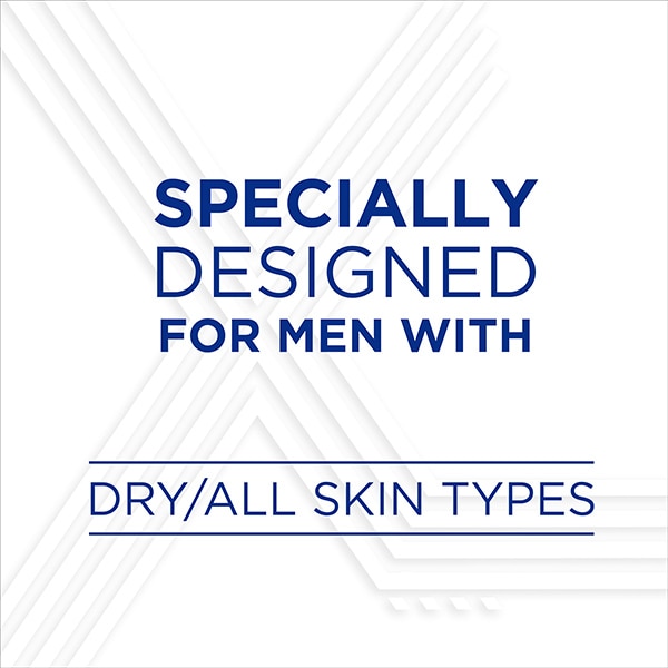 Specially designed for men with dry/all skin types