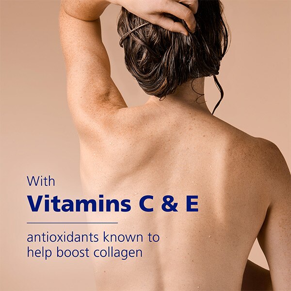 with vitamins c & e antioxidants known to help boost collagen
