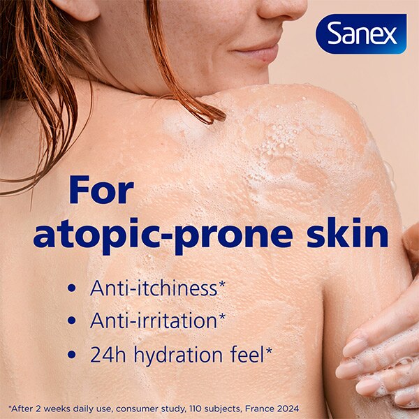 For atopic-prone skin, anti-itchness